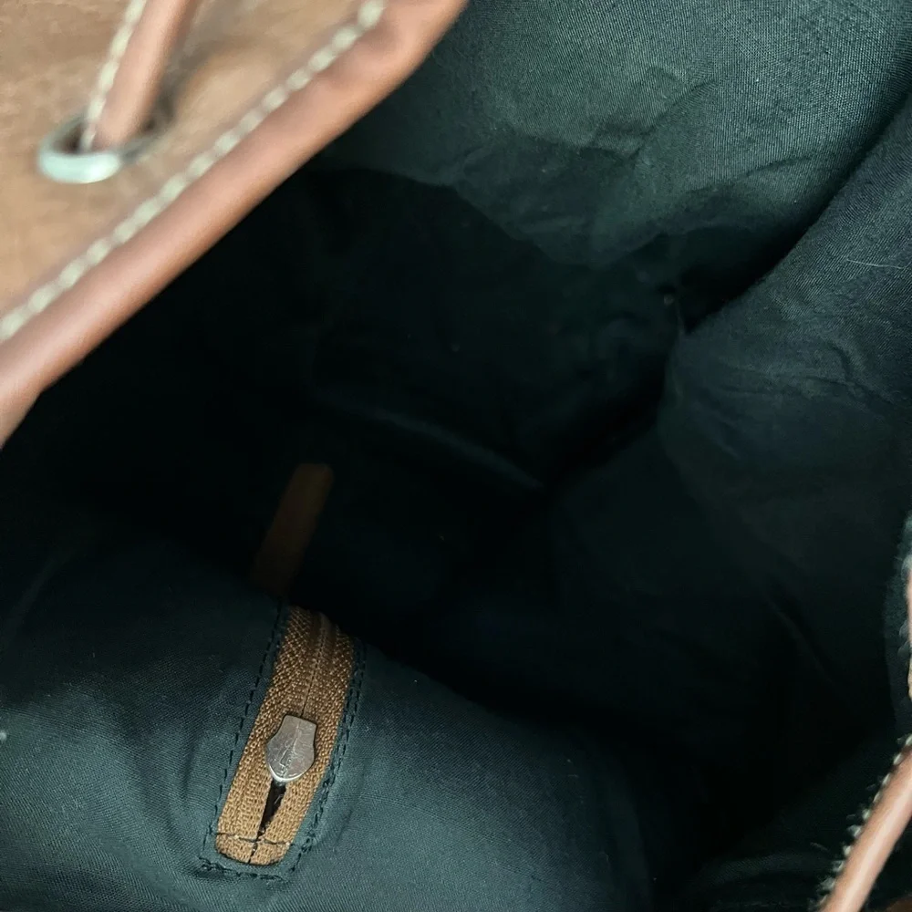 Esprit Brown Leather Backpack